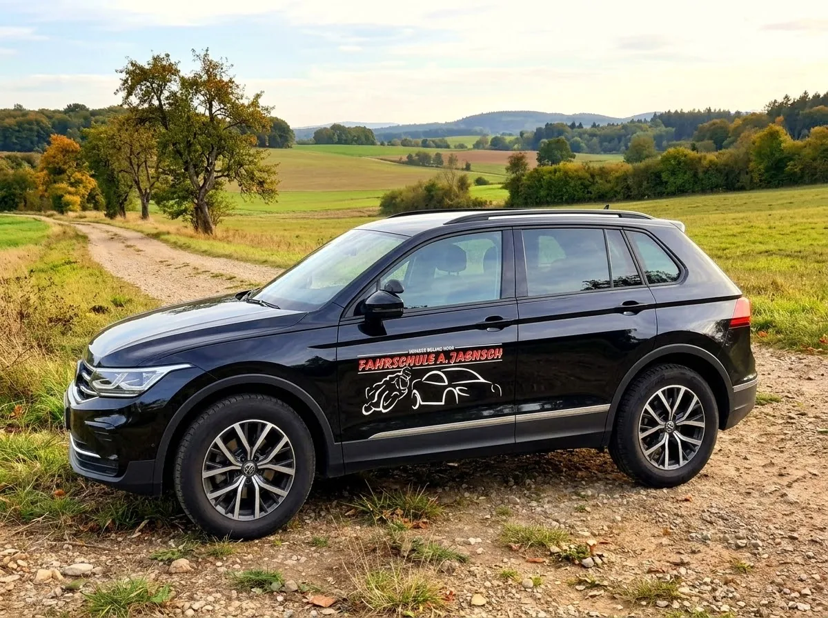 Ausbildungsfahrzeug VW Tiguan mit Schaltgetriebe